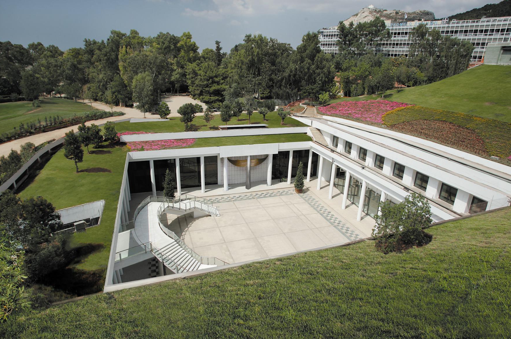 Atrium of the Muses panoramic